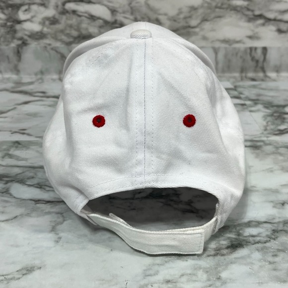 Disney Minnie Mouse Cap Women's One Size White Bow Tie Mom Baseball Adjustable - Picture 6 of 14